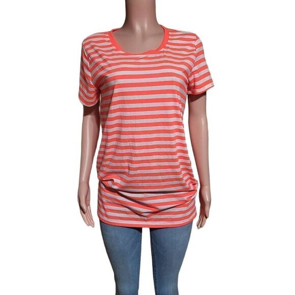 Bundle 2 Crew neck striped short sleeve tee t-shirt M - Picture 5 of 7